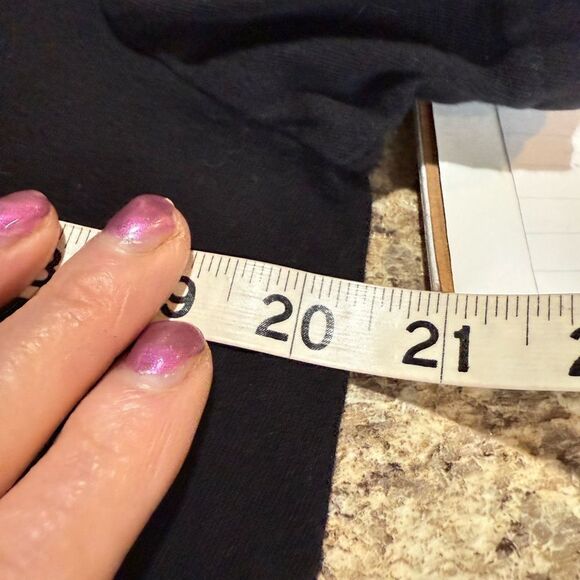 True Religion Black Tee with Gold Accents - Picture 4 of 8